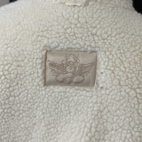 Boys Lie x Ariel Wrapped In Your Lies Sherpa Button Jacket RARE NEW - Picture 12 of 13